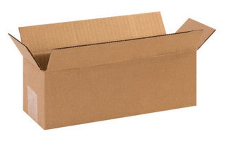 Cajas de cartón corrugado largas de 12" x 4" x 4" para envío, paquete de 25